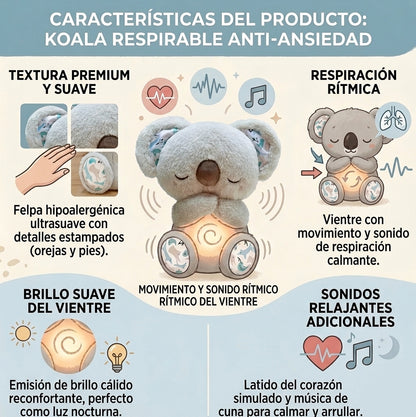 Peerlie - Peluche con Repiracion Anti Ansiedad